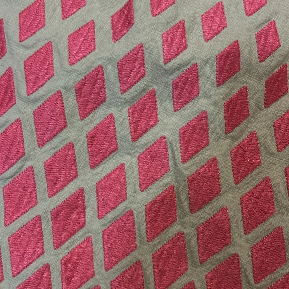 Boden Pink Embroidered Diamond Mini Skirt Stone Geometric US 6P Petite‎